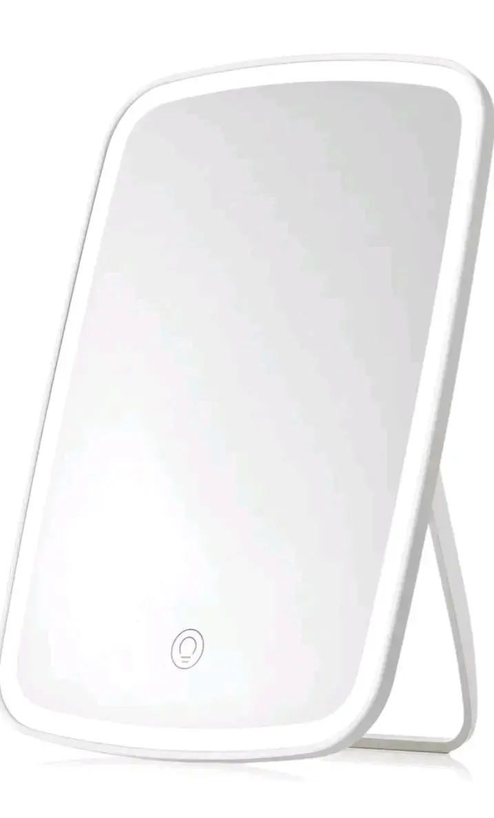 Espejo de maquillaje LED portátil con luz ajustable - 2