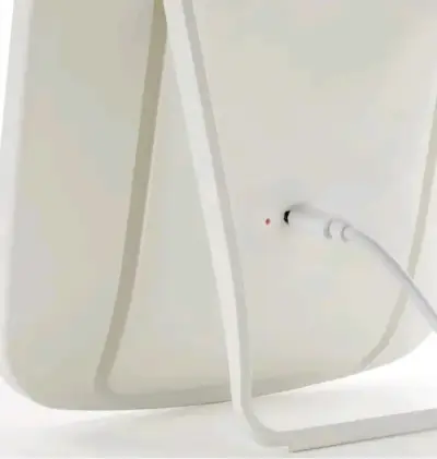 Espejo de maquillaje LED portátil con luz ajustable - miniatura 4