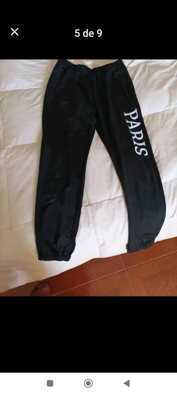 Conjunto deportivo negro Paris para hombre - 4
