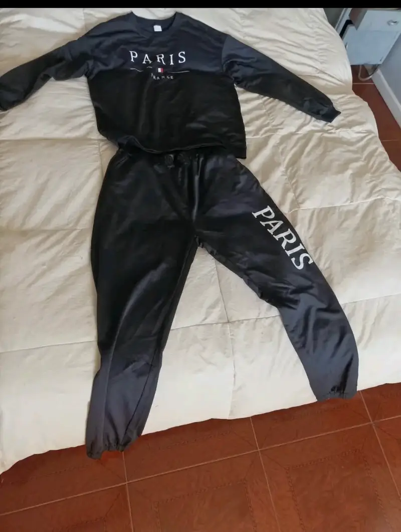 Conjunto deportivo negro Paris para hombre - 6