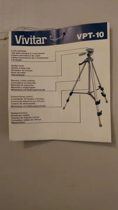 Trípode Vivitar VPT-10 para Fotografía - miniatura 2