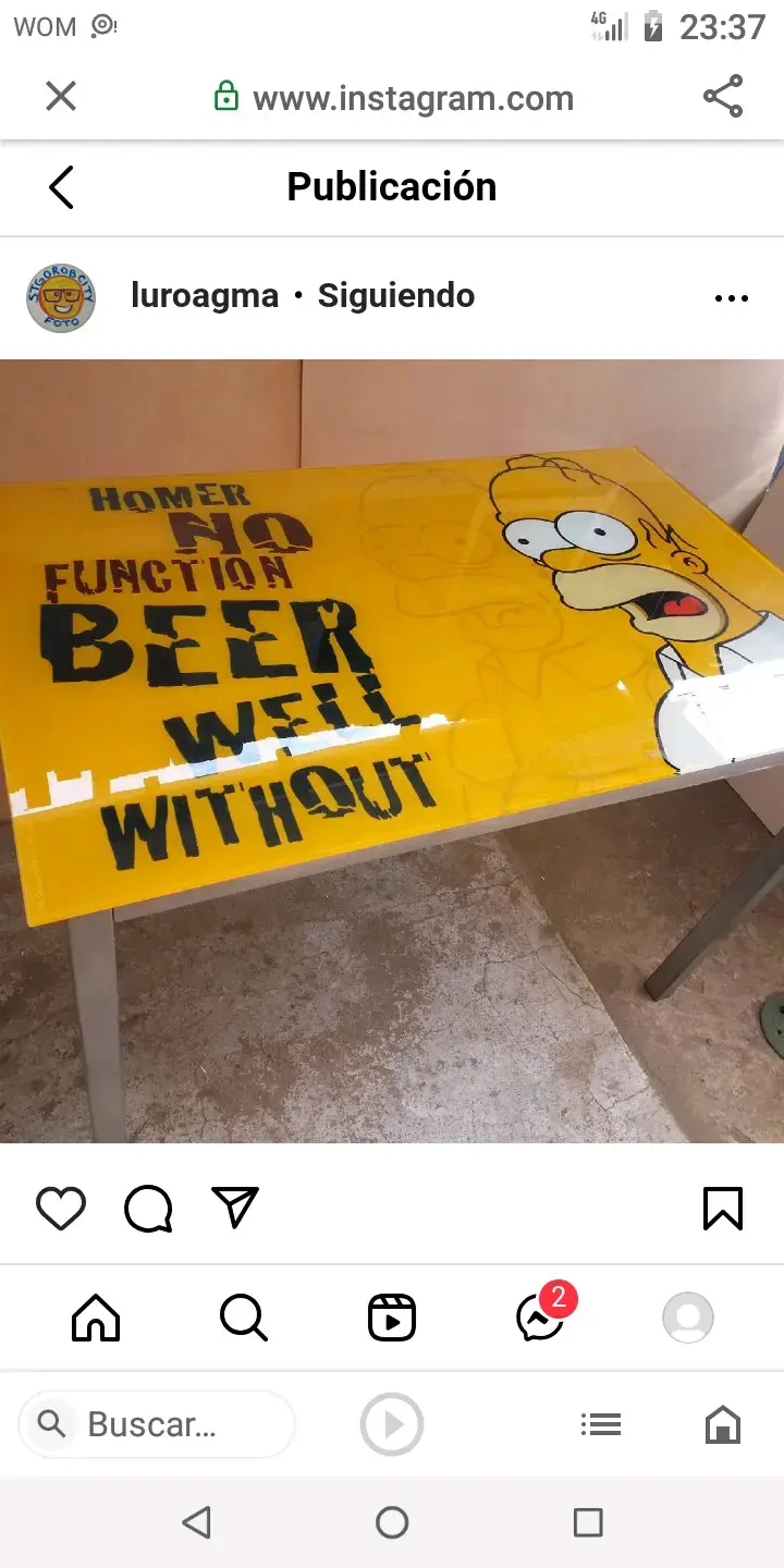 Escritorio diseño de Homero Simpson