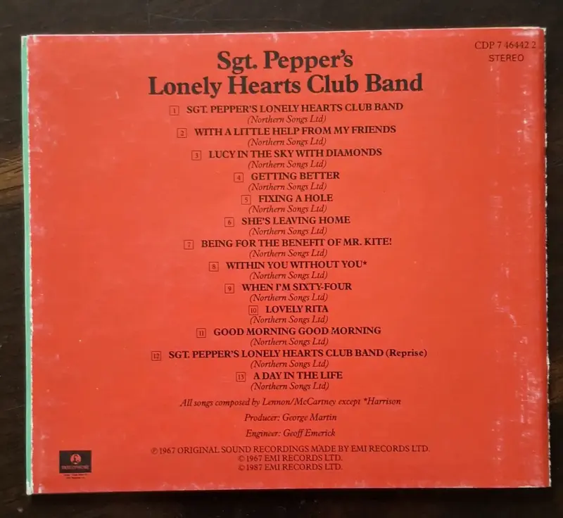 CD The Beatles Sgt Pepper's Lonely Hearts Club Ban - 6