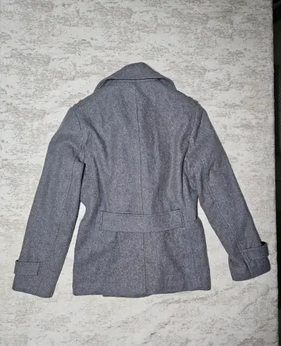Abrigo gris de lana H&M para mujer - miniatura 5