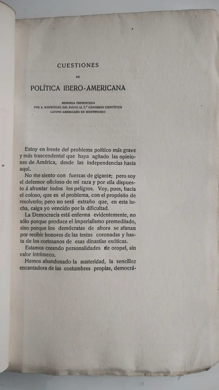 Libro antiguo 'El Sistema de Gobierno Dual de Argentina' - 3