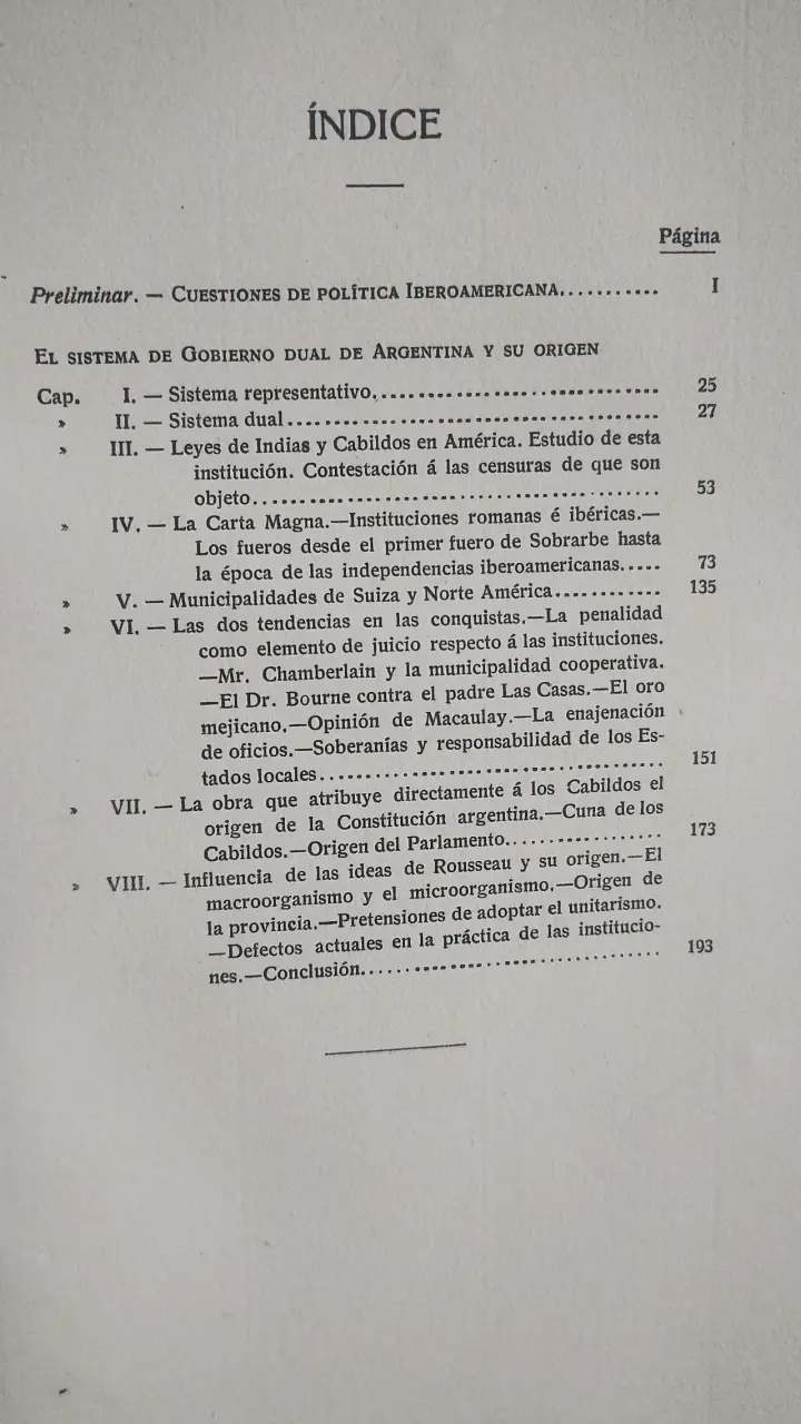 Libro antiguo 'El Sistema de Gobierno Dual de Argentina' - 5