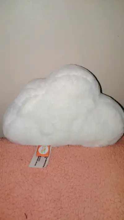 Peluche nube blanca con botas azules - miniatura 2