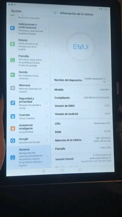 Tablet Huawei MediaPad T3 10 - miniatura 1