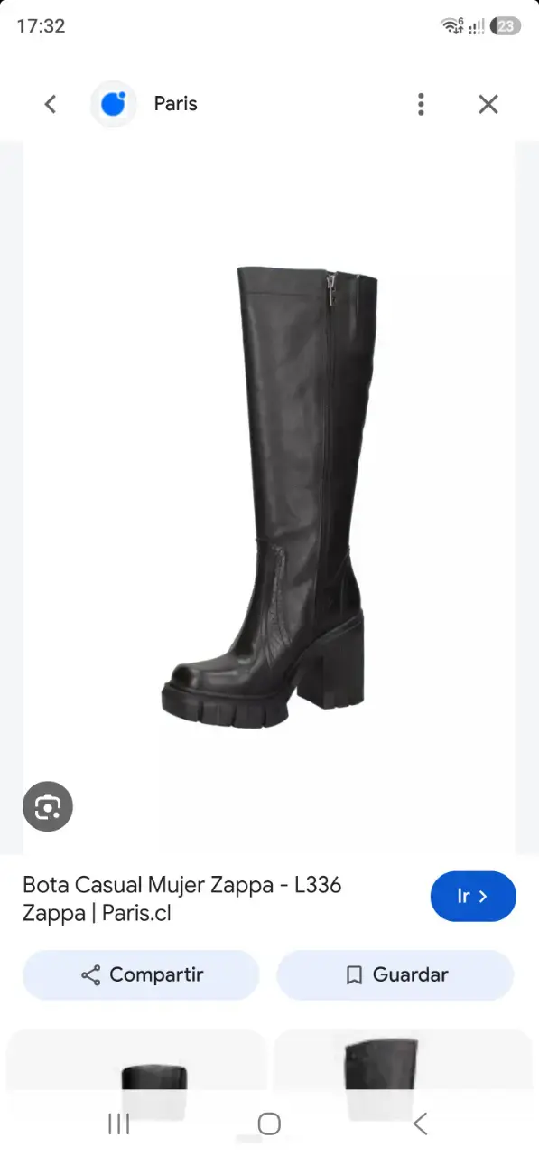 Botas negras de cuero para mujer Zappa - 2