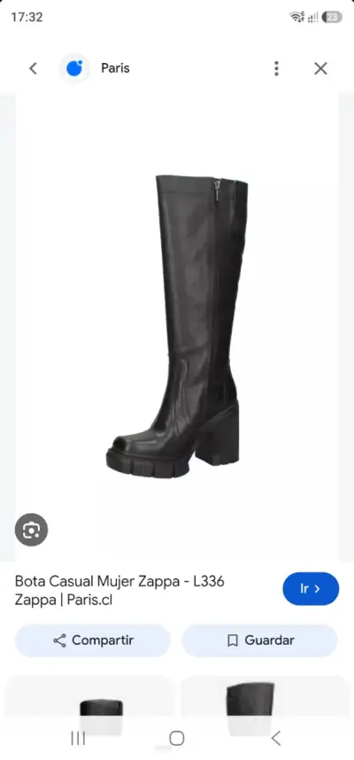Botas negras de cuero para mujer Zappa - miniatura 2
