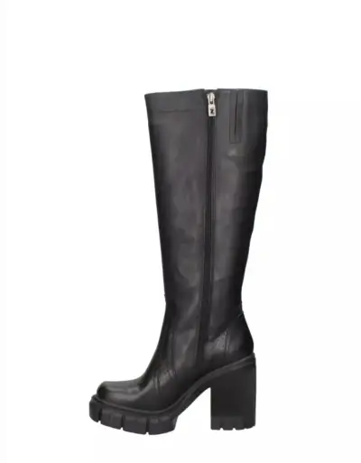 Botas negras de cuero para mujer Zappa - miniatura 3
