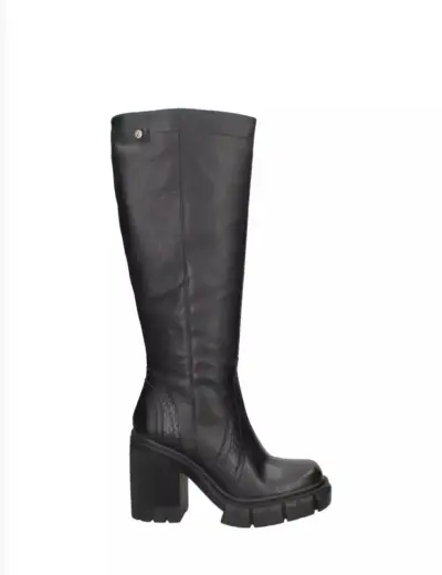 Botas negras de cuero para mujer Zappa - miniatura 4