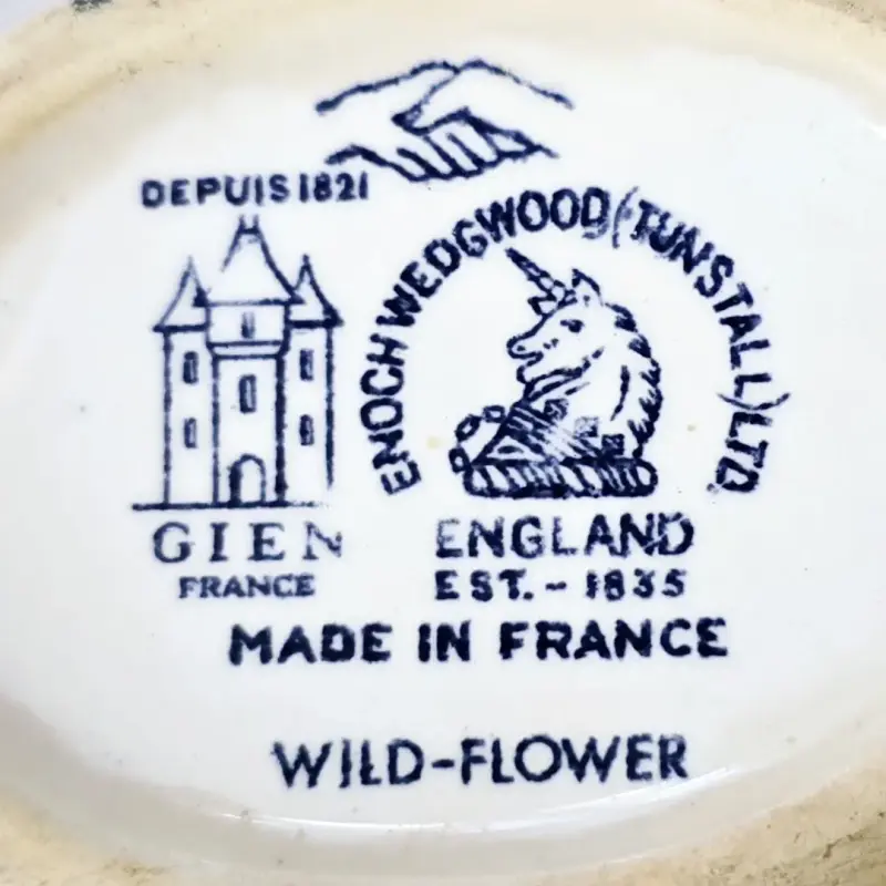 Salsera Gien × Enoch Wedgwood Wild Flower c.a.1967 - 4