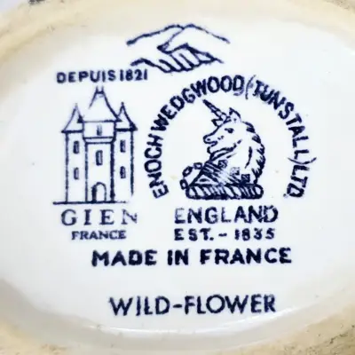 Salsera Gien × Enoch Wedgwood Wild Flower c.a.1967 - miniatura 4