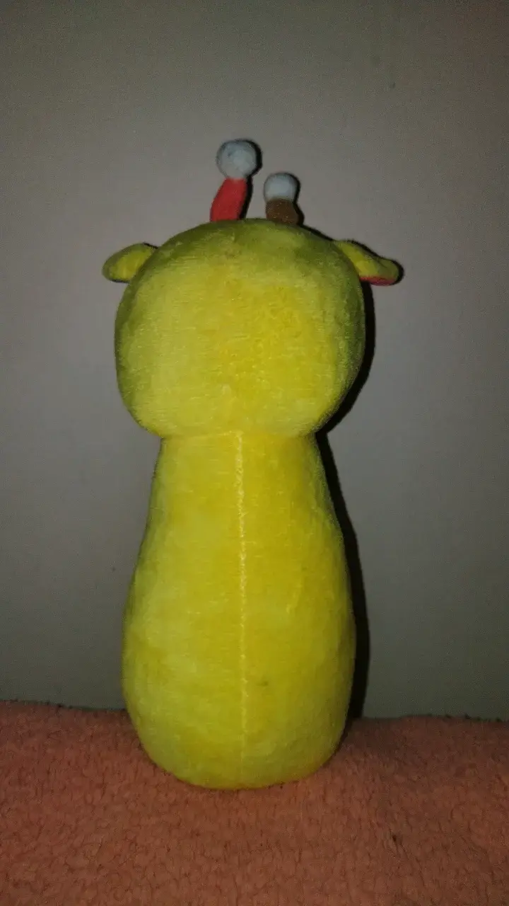 Peluche de jirafa amarilla suave - 2