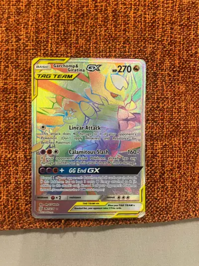Carta Pokémon GX Garchomp & Giratina Tag Team - miniatura 1