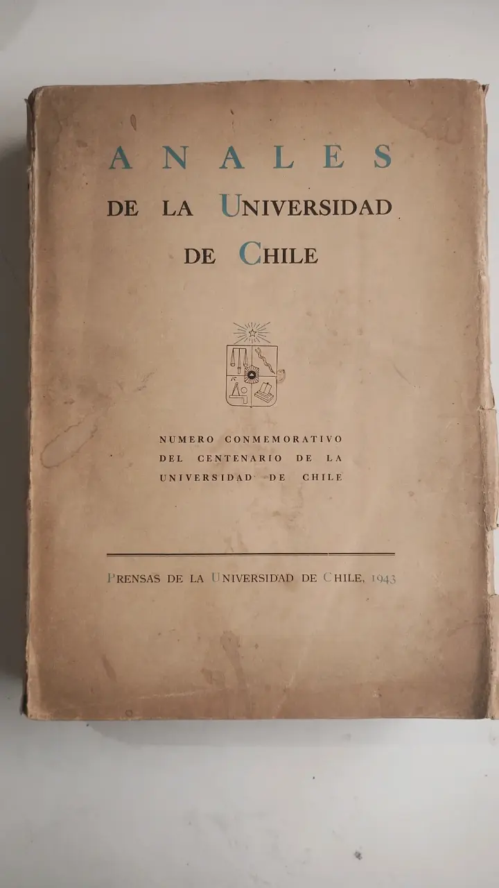 Anales de la Universidad de Chile 1943 centenario - 1