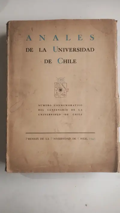Anales de la Universidad de Chile 1943 centenario - miniatura 1