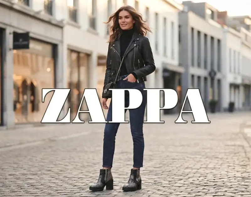 Botines de cuero con diseño de serpiente Zappa - 1