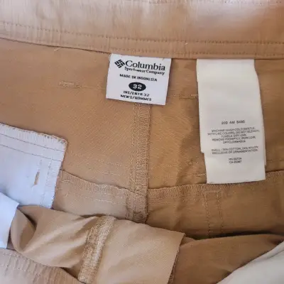 Pantalón Columbia Hombre Talla 42 Beige - miniatura 3