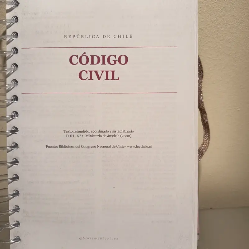 Código Civil de Chile Edición Oficial para Estudiantes - 2