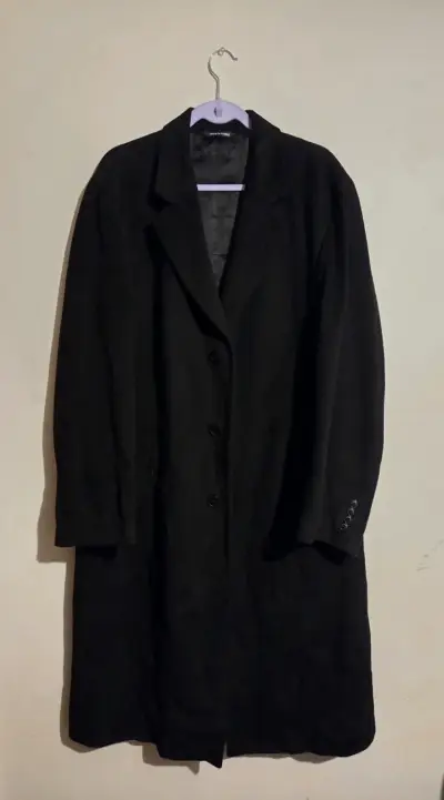 Abrigo negro clasico Façonnable para mujer - miniatura 2