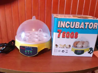 Incubadora de huevos para 7 unidades con control de temperatura - miniatura 1