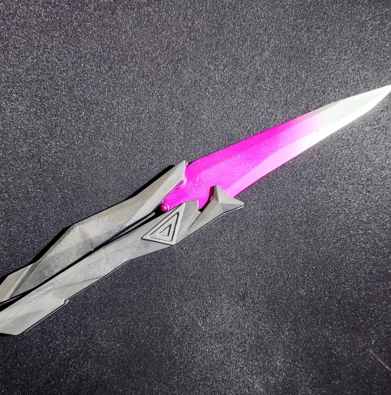 Cuchillo de colección con hoja morada - 2