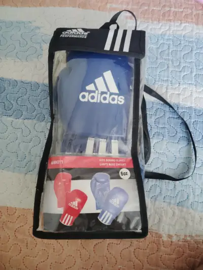 Guantes de Boxeo para Niños Adidas 6oz Azules - miniatura 1