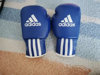 Guantes de Boxeo para Niños Adidas 6oz Azules - miniatura 3