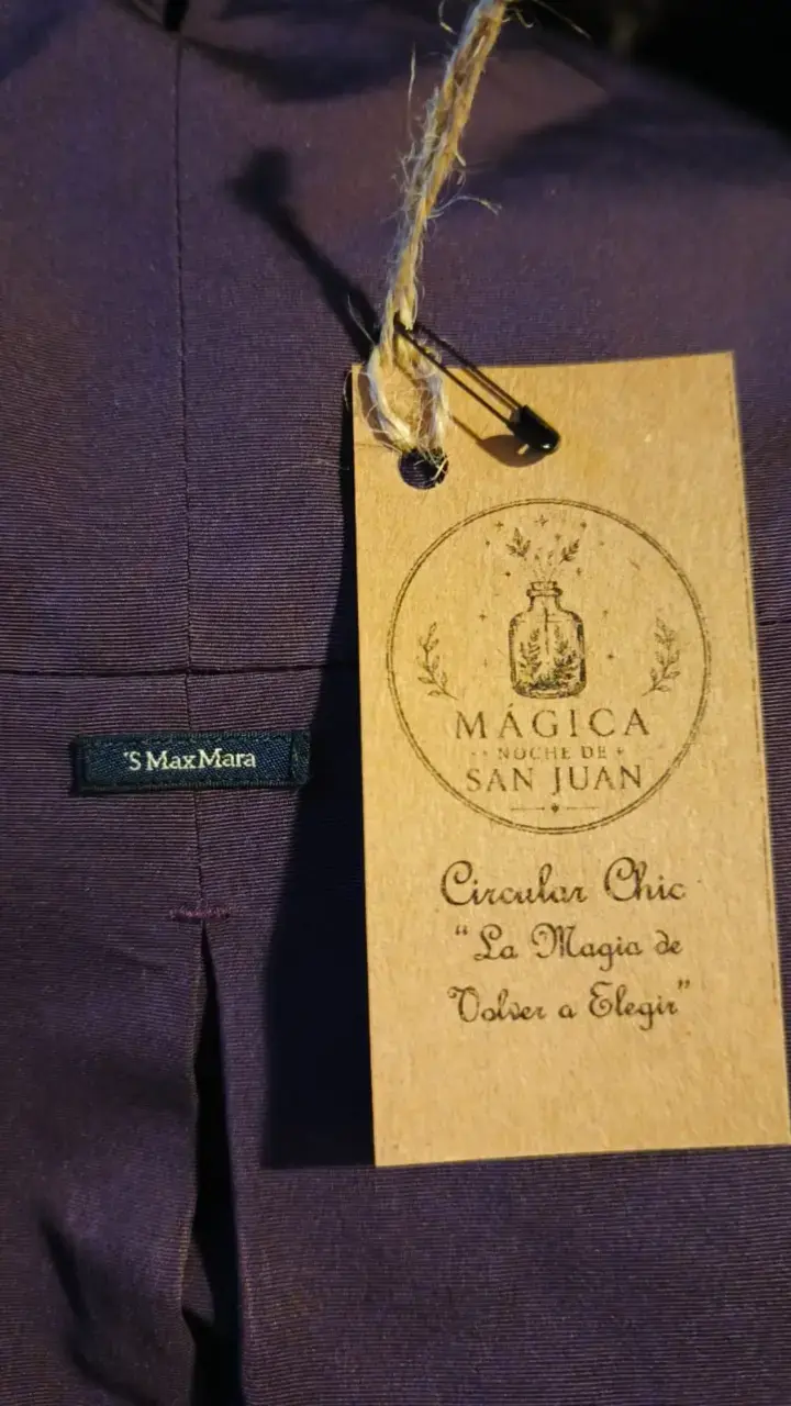 Línea Style - Vestido Ciruela 'S Max Mara XL - 5