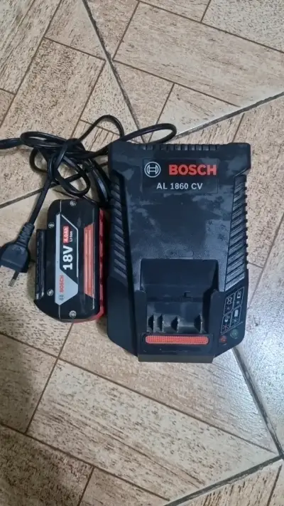 Cargador y batería Bosch AL 1860 CV 18V - miniatura 1