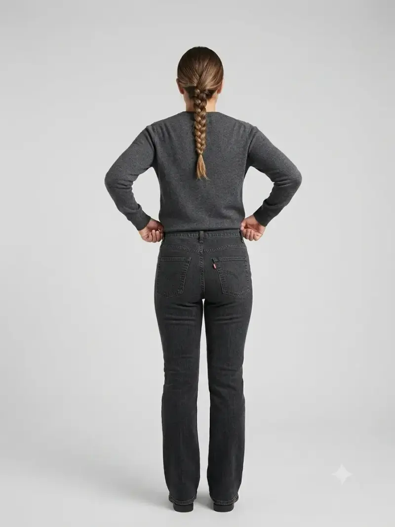 Jeans Levi's 511 Skinny Mujer Negro - 2