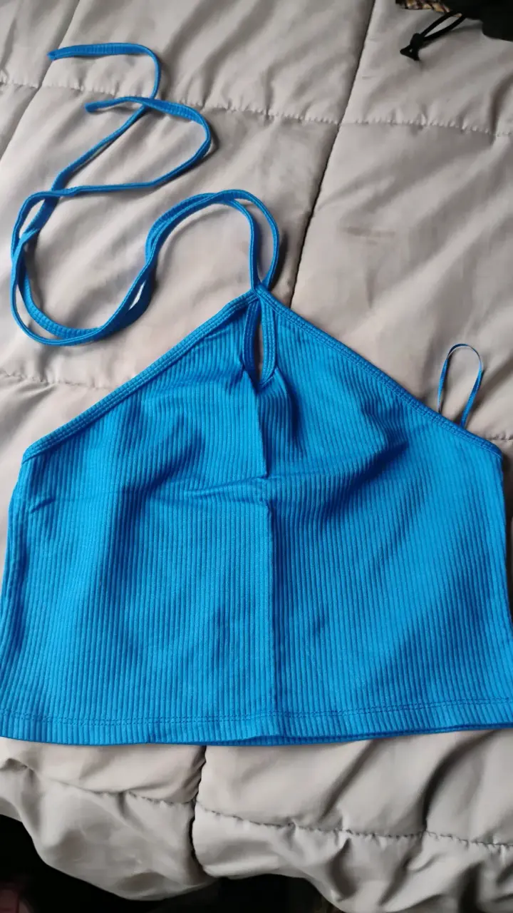 Top azul de tirantes Opposite talla S - 1