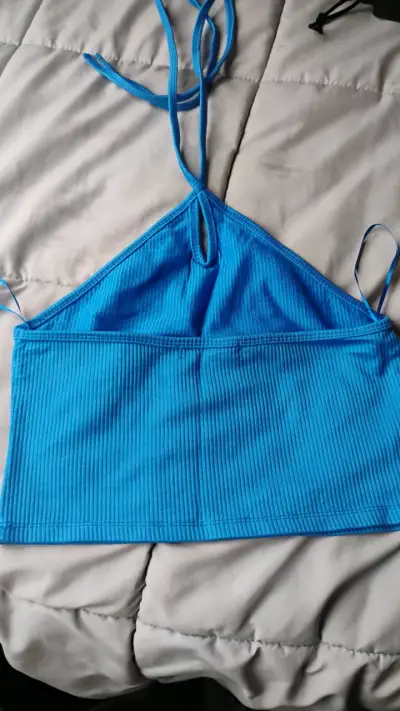 Top azul de tirantes Opposite talla S - miniatura 2