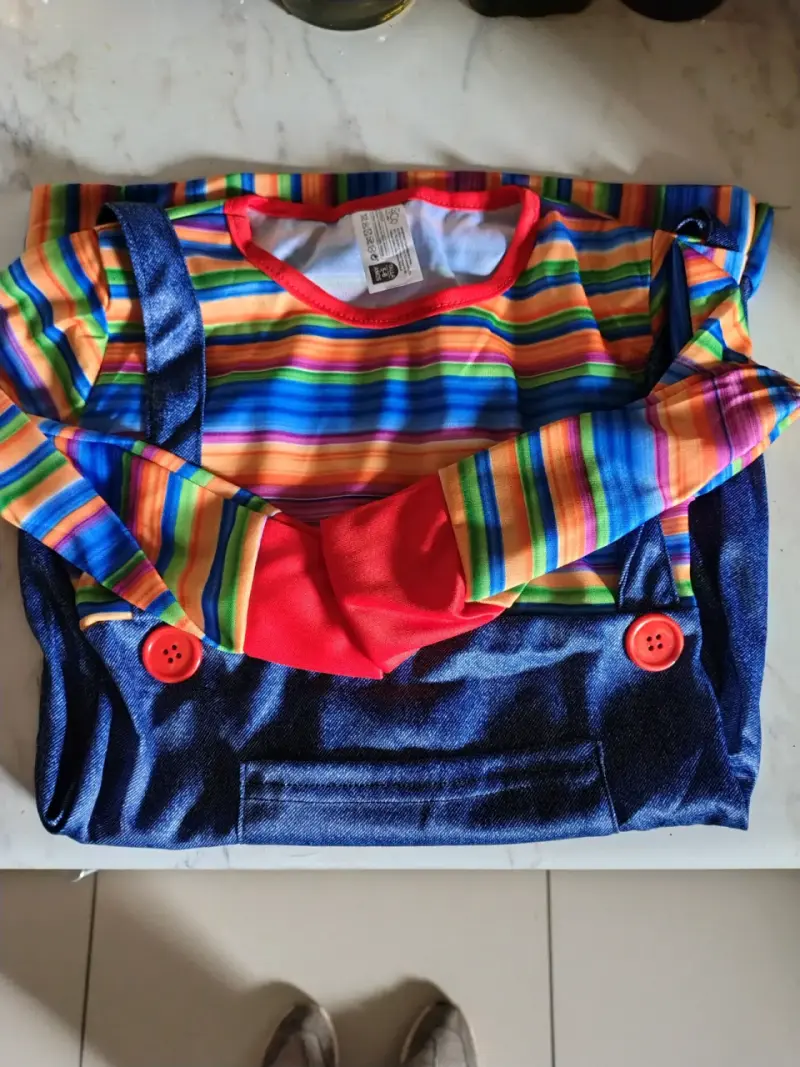 Disfraz de Muñeca Asesina para Niña Talla 5-6 Años - 2
