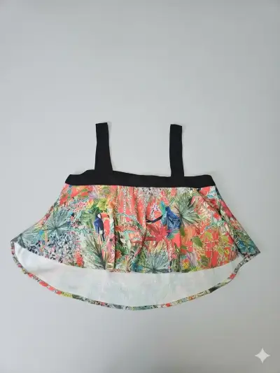 Top de tirantes estampado floral colorido - miniatura 3