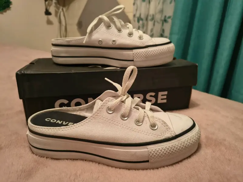 Zapatillas Converse Mule Blancas Mujer - 3