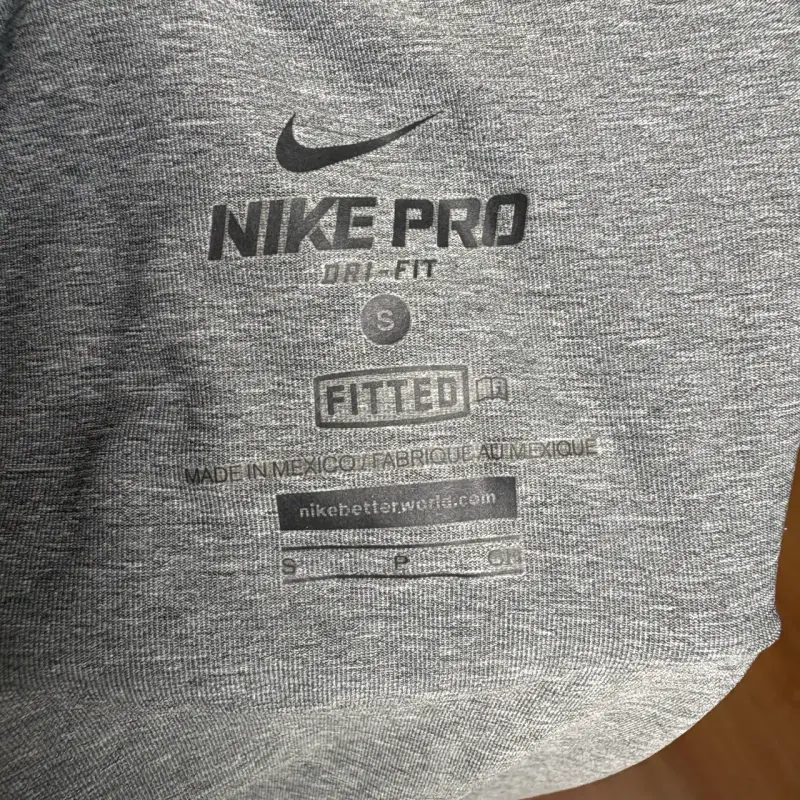 Polera Deportiva Nike Pro Gris Dri-FIT - 5