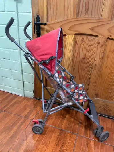 Coche de Paseo Plegable para Bebé con Diseño de Elefantes - miniatura 1
