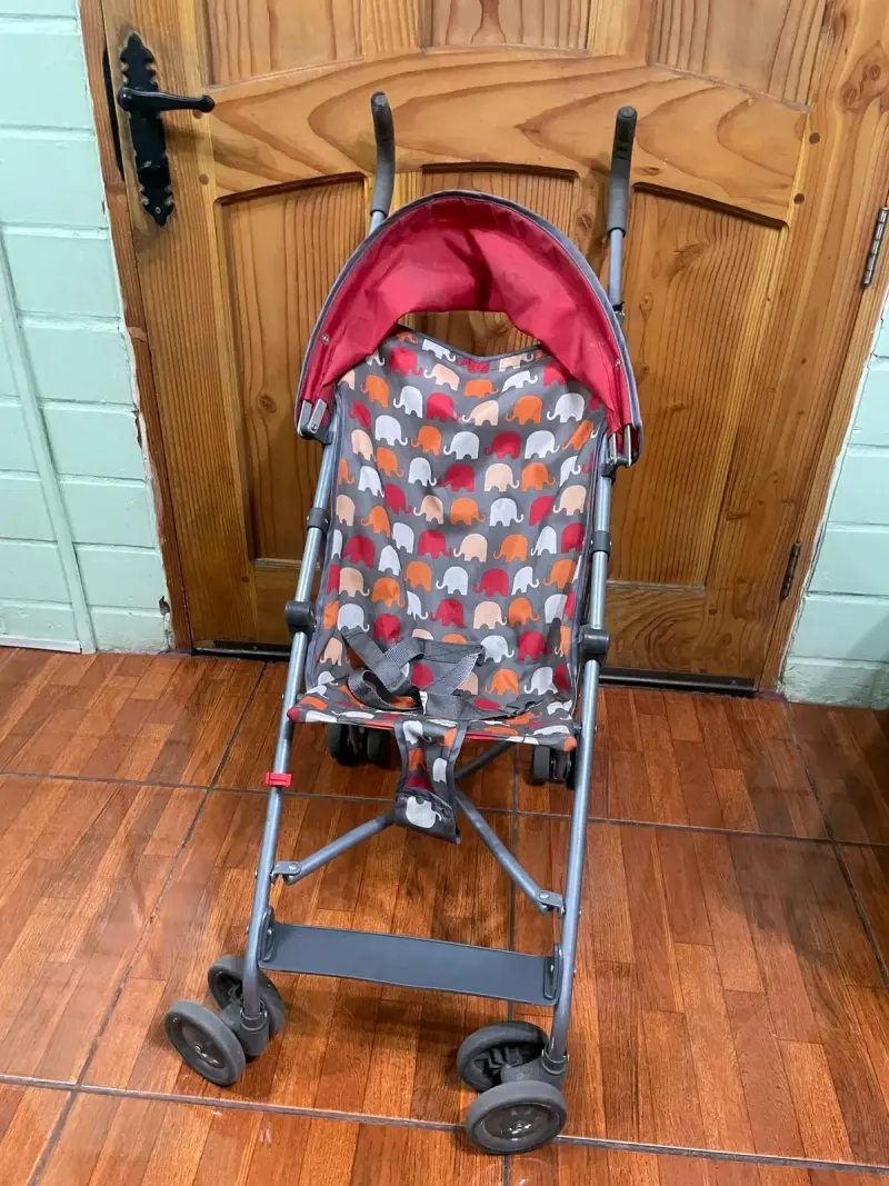 Coche de Paseo Plegable para Bebé con Diseño de Elefantes - 3