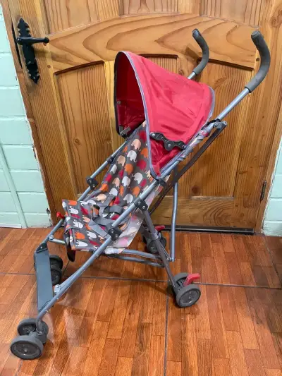 Coche de Paseo Plegable para Bebé con Diseño de Elefantes - miniatura 4