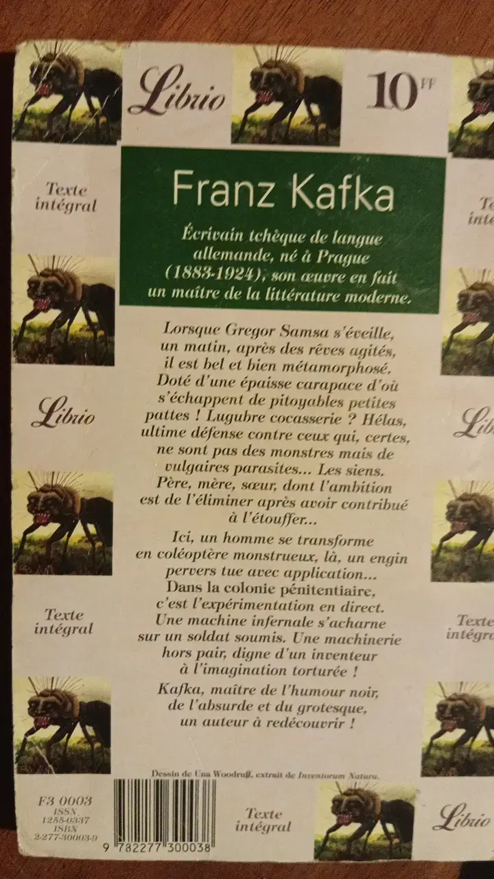 Libros 'La Metamorfosis' de Kafka y 'L'Étranger' de Camus - 2