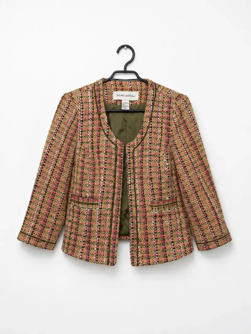 Chaqueta tweed multicolor Doncaster 8 - 2