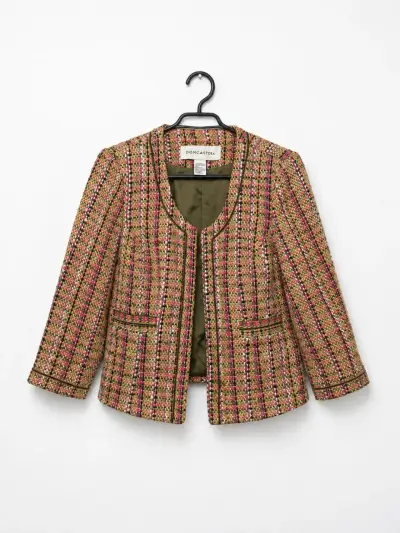 Chaqueta tweed multicolor Doncaster 8 - miniatura 2