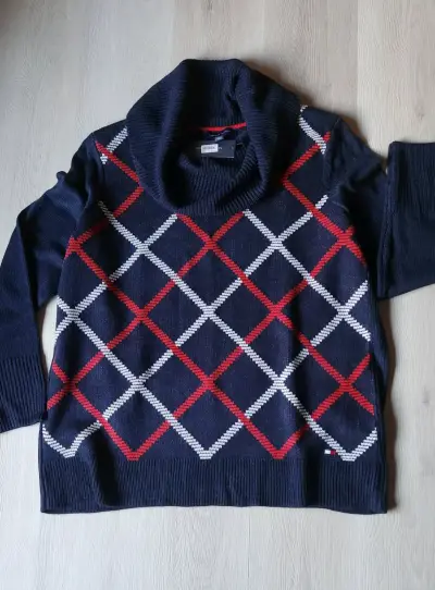 Suéter Tommy Hilfiger con diseño de rombos - miniatura 1