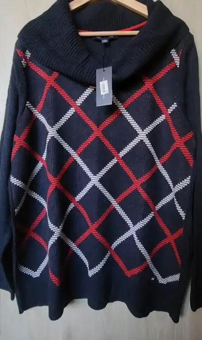 Suéter Tommy Hilfiger con diseño de rombos - miniatura 2