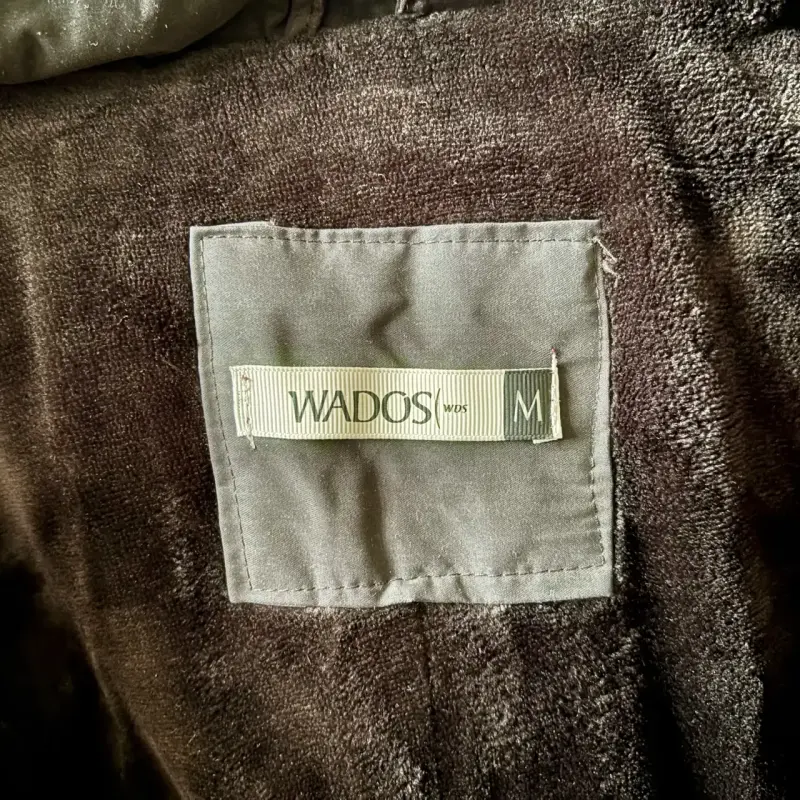 Parka negra con capucha de piel sintética Wados - 3