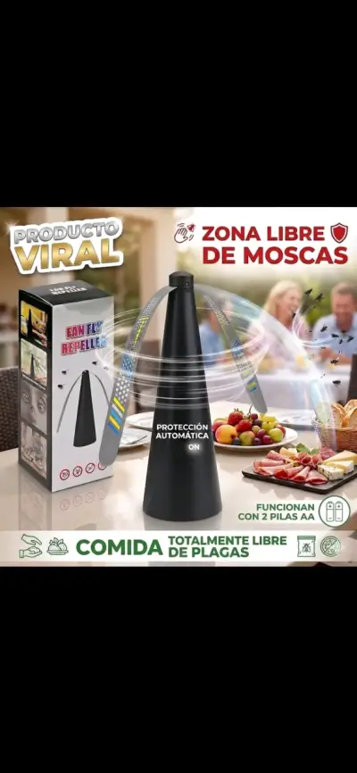 Repelente de Moscas Automático con Pilas - miniatura 1