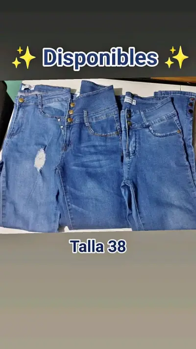 Jeans de mujer talla 38 con diseño moderno - miniatura 1